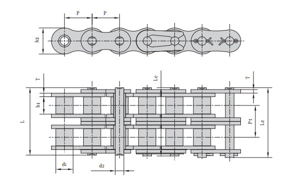 28S-2_1<font color='red'>40-2</font> 石油鏈 雙排石油