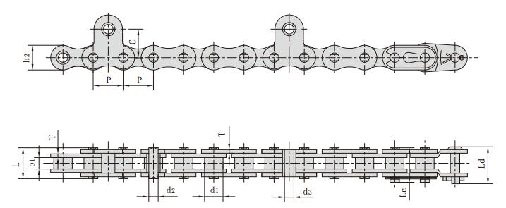 420JF1_水稻收割機(jī)<font color='red'><font color='red'>提升</font>鏈</font>